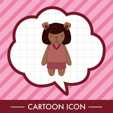 ayı Tema öğeleri vektör, eps