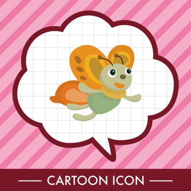 Kelebek Tema öğeleri vektör, eps