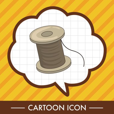 Balık tutma çizgi Tema öğeleri