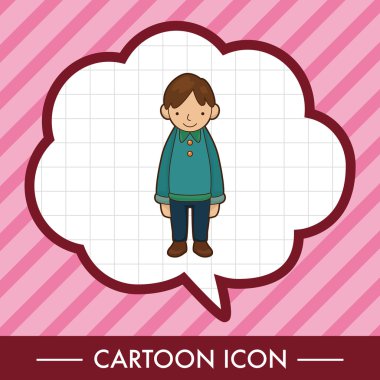 Aile çocuk karakter Tema öğeleri