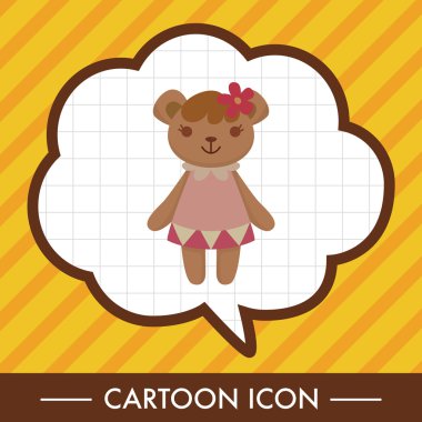 ayı Tema öğeleri vektör, eps