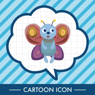 Kelebek Tema öğeleri vektör, eps