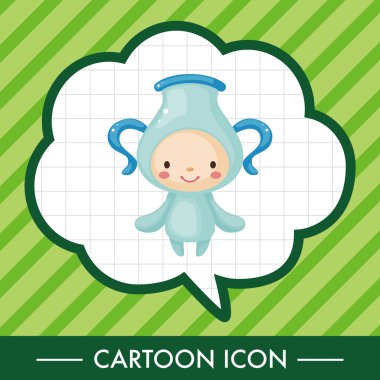 Takımyıldızı kova Tema öğeleri