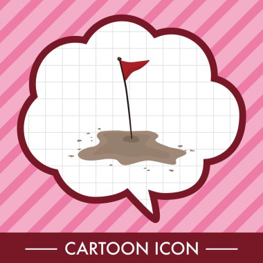 Golf ekipman Tema öğeleri