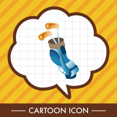 Golf ekipman Tema öğeleri