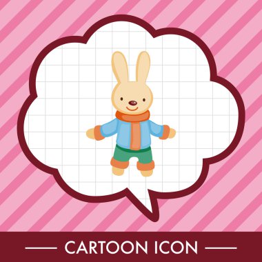 hayvan kış çizgi film Tema öğeleri