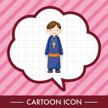 Papaz ve rahibe Tema öğeleri