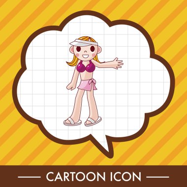 yüzücü Tema öğeleri