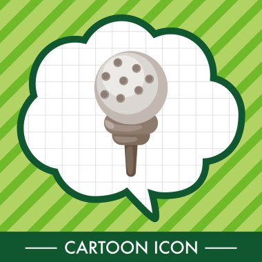 Golf ekipman Tema öğeleri