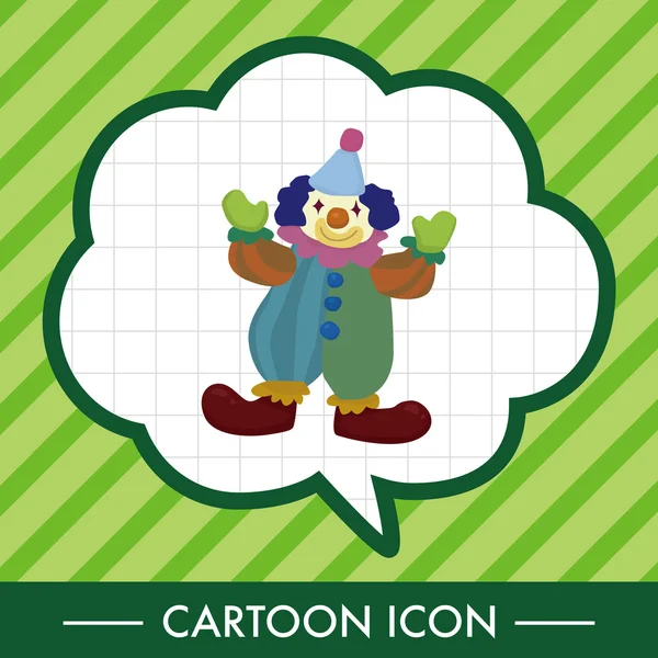 Palyaçolar Tema öğeleri vektör, eps