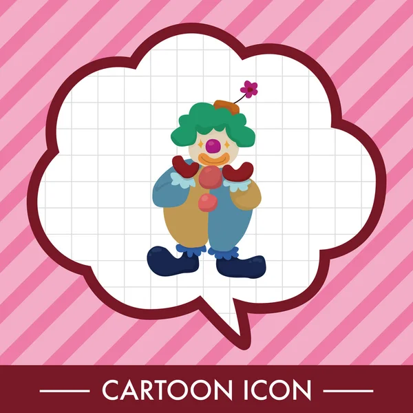 Palyaçolar Tema öğeleri vektör, eps