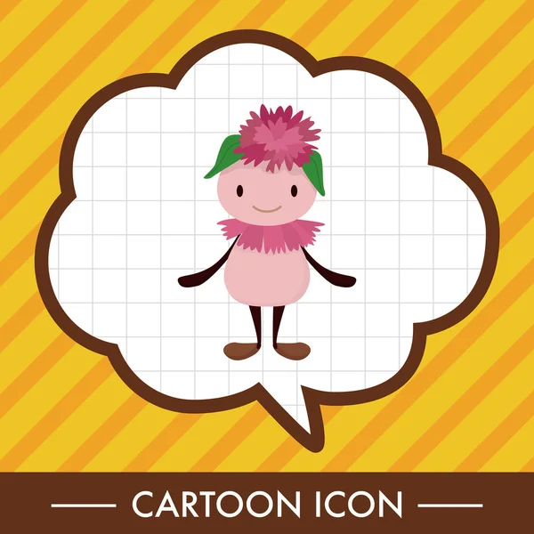 çiçek elf Tema öğeleri vektör, eps