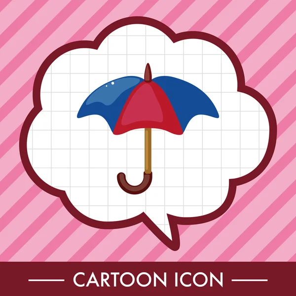 Eléments de thème parapluie — Image vectorielle