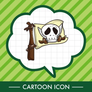 Korsan Tema öğeleri bayraklar