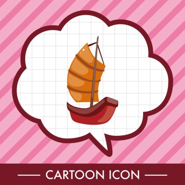 Ulaşım tekne Tema öğeleri