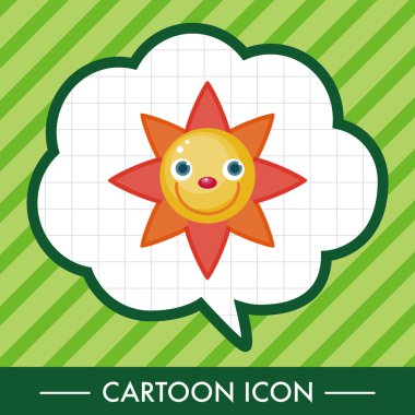 Hava güneşli gün Tema öğeleri