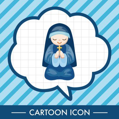 Papaz ve rahibe Tema öğeleri