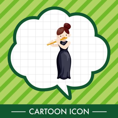 karakter müzisyen flütçü Tema öğeleri