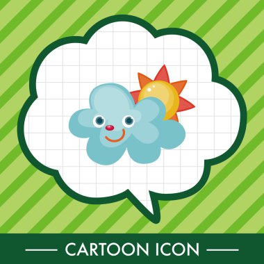 Hava bulutlu gün Tema öğeleri