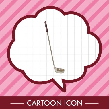 Golf ekipman Tema öğeleri