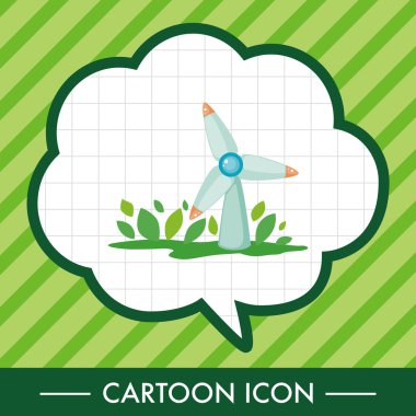 Çevre koruma kavramı Tema öğeleri; Rüzgar enerjisi; sa