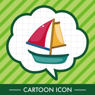 Ulaşım tekne Tema öğeleri