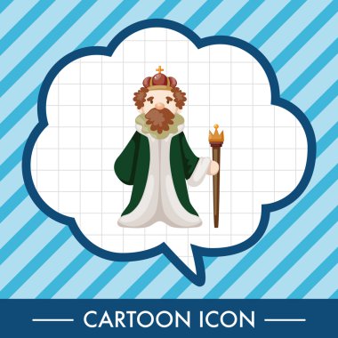 Öğeleri vektör royal Tema king, eps