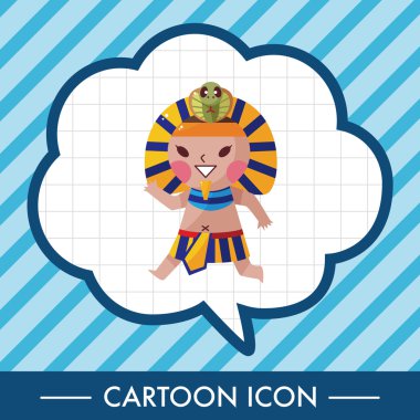 Firavun Tema öğeleri vektör, eps