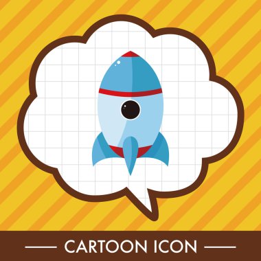 Uzay gemisi Tema öğeleri vektör, eps