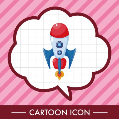 Uzay gemisi Tema öğeleri vektör, eps