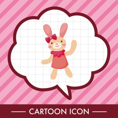 tavşan Tema eleman vektör, eps