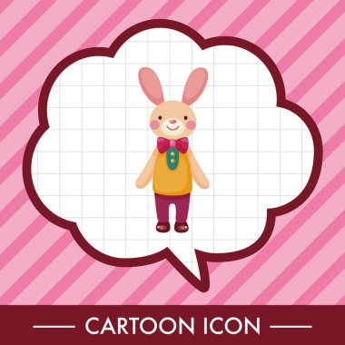 tavşan Tema eleman vektör, eps