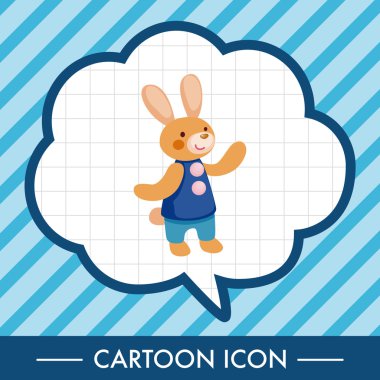 tavşan Tema eleman vektör, eps