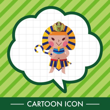 Firavun Tema öğeleri vektör, eps