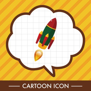 Uzay gemisi Tema öğeleri vektör, eps