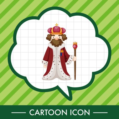 Öğeleri vektör royal Tema king, eps