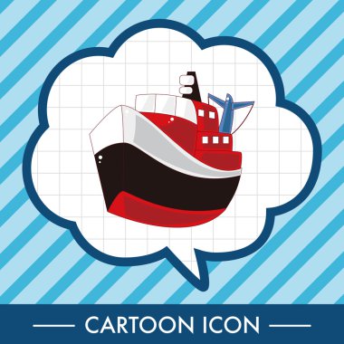 Ulaşım tekne Tema öğeleri