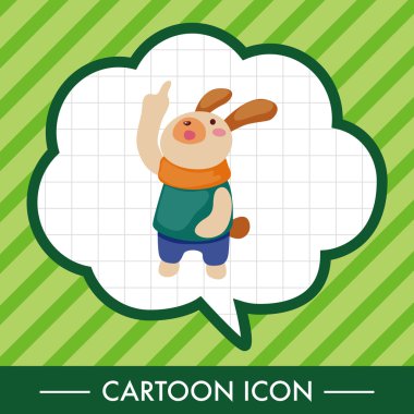 tavşan Tema eleman vektör, eps