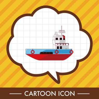 Ulaşım tekne Tema öğeleri