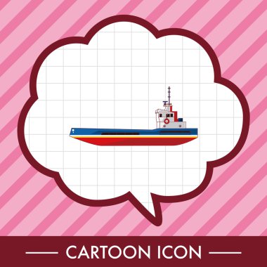 Ulaşım tekne Tema öğeleri