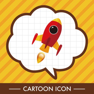 Uzay gemisi Tema öğeleri vektör, eps