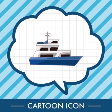 Ulaşım tekne Tema öğeleri