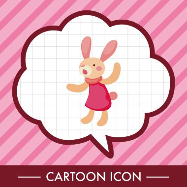 tavşan Tema eleman vektör, eps