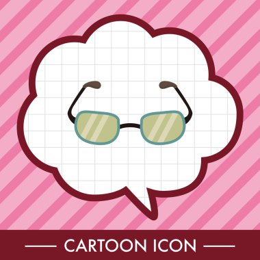 gözlük Tema öğeleri vektör, eps