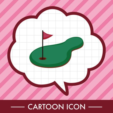 Golf ekipman Tema öğeleri