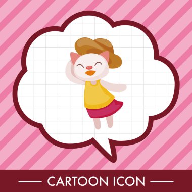 hayvan yaz çizgi film Tema öğeleri