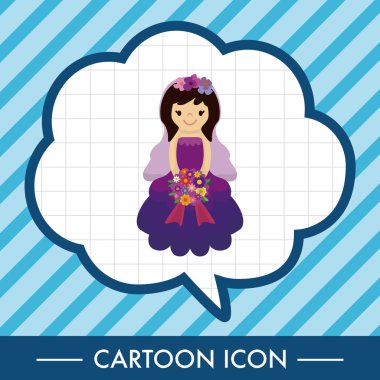 Düğün çift Tema öğeleri vektör, eps