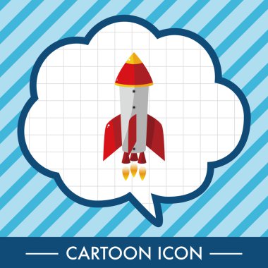 Uzay gemisi Tema öğeleri vektör, eps