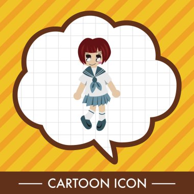 Öğrenci çizgi film Tema öğeleri