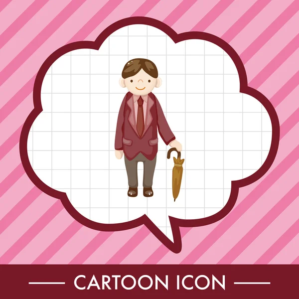 Erkek adam çizgi film Tema öğeleri